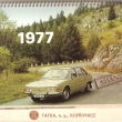 ...stoln� kalend�� s krou�kovou vazbou 26x14,5 cm...na rok 1977