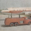 ...za p�r okam�ik� vyslou�il� letoun vzplane a bude se hasit...zdroj �asopis Automobil 2/1962