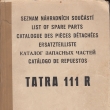 ...seznam n�hradn�ch d�l� 17x24 cm 248 stran v �e�tin�...vyd�no 1967