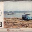 ...stoln� kalend�� s krou�kovou vazbou 26x14,5 cm...na rok 1973