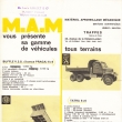 ...prospekt 27x21 cm oboustrann� ve francouz�tin�...krom� Tatry je�t� Praga , Steyr a Bison (licence Praga S5)...vydal M.A.M. France