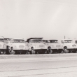 ...zaparkovan� T� 138i�ky a jedna 141i�ka. Kdy� se pod�v�te bl��, zjist�te �e se jedn� o vozy, kter� absolvovali propaga�n� cestu Europatour 1965...t�ko ��ci odkud je tento sn�mek a kde nakonec vozy skon�ili...zdroj dobov� fotografie z Rakouska