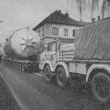 ...tatry 813 t�hnou konvertor o v�ze 200 tun t�i sta kilometr� z Kr�lovopolsk�ch stroj�ren do polsk�ho Kedzierzynu...zdroj �asopis Kv�ty 30/1976