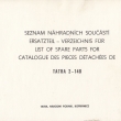 ...seznam nhradnch dl+obrazov st A4 v etin, nmin, anglitin, francouztin...1 vydn 1979