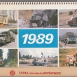 ...stoln� kalend�� s krou�kovou vazbou 26x14,5 cm...na rok 1989