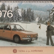 ...stoln kalend s kroukovou vazbou 26x14,5 cm...na rok 1976