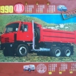 ...plak�t s kalend��em na rok 1990