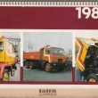 ...stoln kalend s kroukovou vazbou 26x14,5 cm...na rok 1984