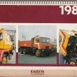 ...stoln� kalend�� s krou�kovou vazbou 26x14,5 cm...na rok 1984